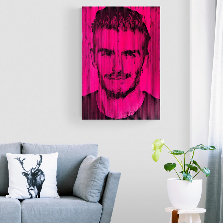 David Beckham - Orģināla akrila glezna