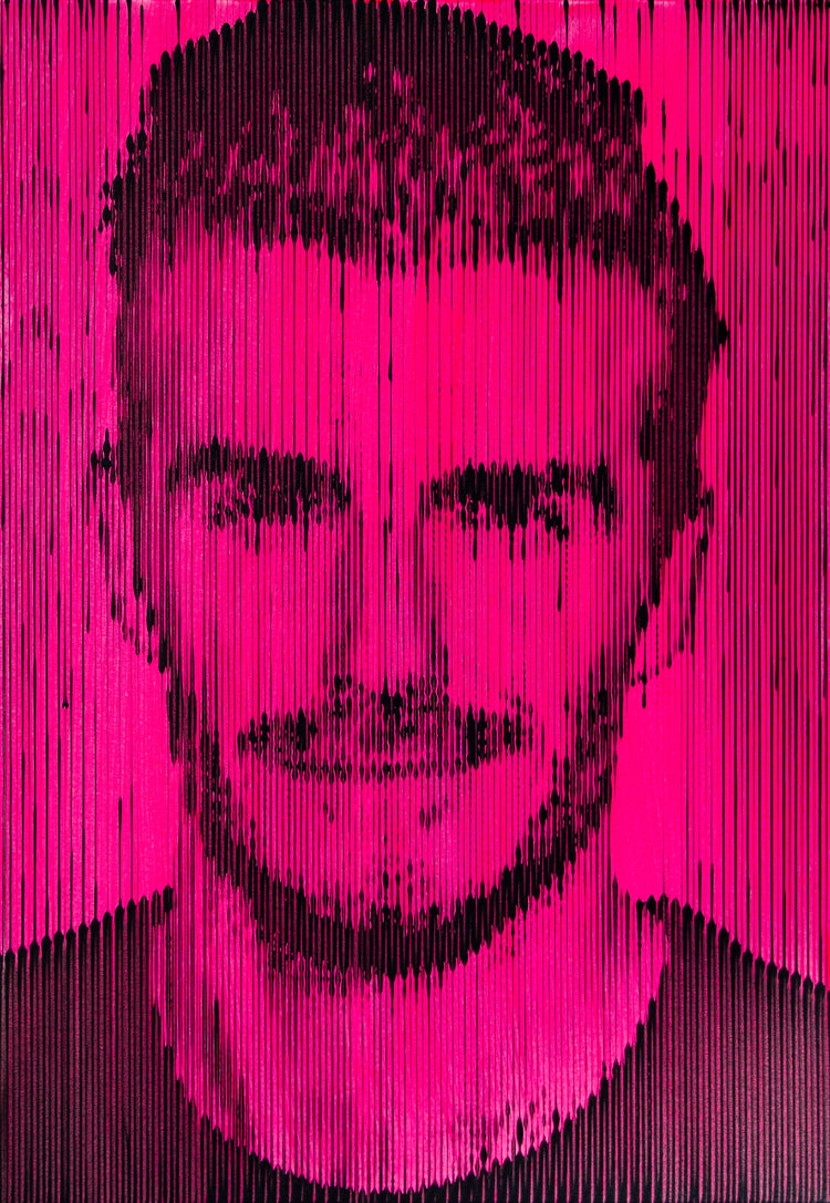 David Beckham - Orģināla akrila glezna
