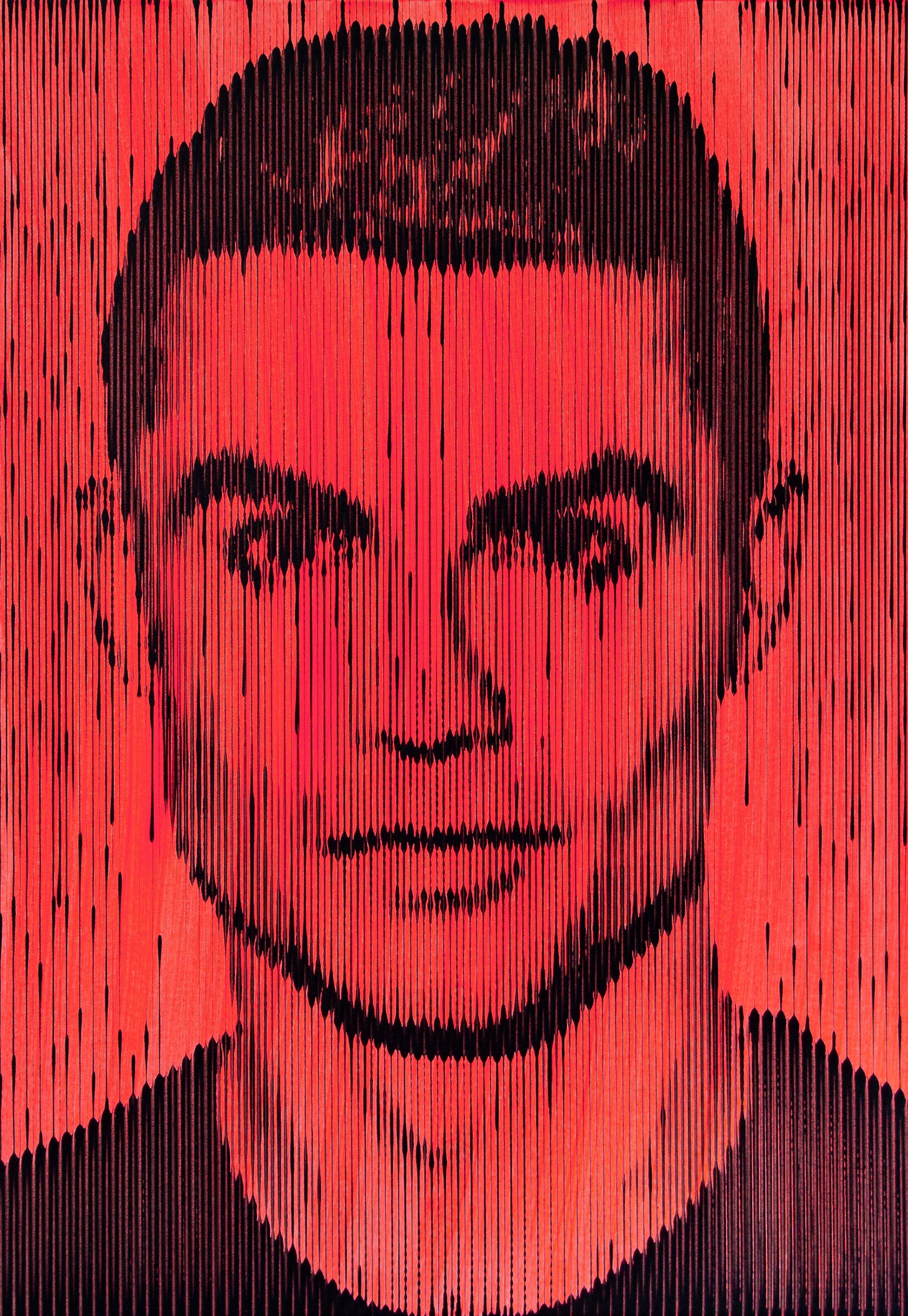 Cristiano Ronaldo acrylic painting